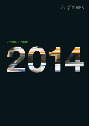 Thumbnail Zug Estates Holding Annual Report 2014