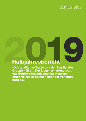 Thumbnail Zug Estates Holding Half-year Report 2019-h1