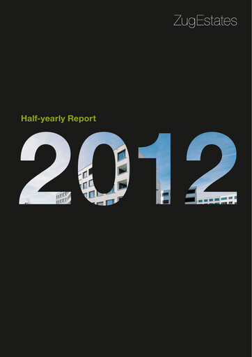 Thumbnail Zug Estates Holding Half-year Report 2012-h1
