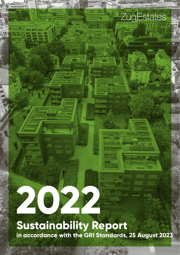 Miniature Zug Estates Holding Rapport de durabilité 2022