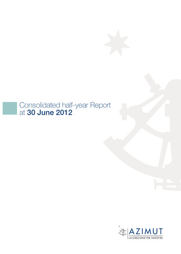 Vorschaubild Azimut Holding Halbjahresbericht 2012-h1