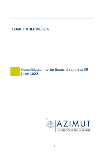 Vorschaubild Azimut Holding Halbjahresbericht 2022-h1