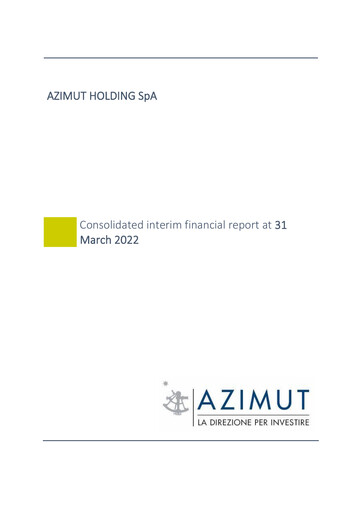 Vorschaubild Azimut Holding Quartalsbericht 2022-q1