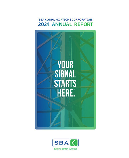 Miniature SBA Communications Rapport annuel 2024
