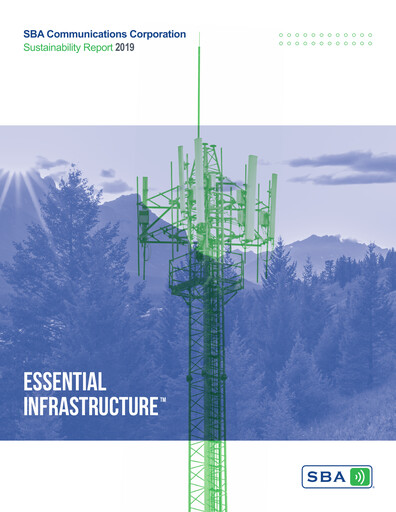 Thumbnail SBA Communications Sustainability Report 2019