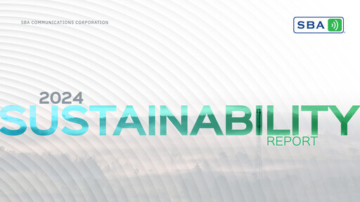Thumbnail SBA Communications Sustainability Report 2024