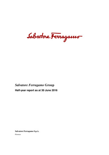 Thumbnail Salvatore Ferragamo Half-year Report 2016-h1