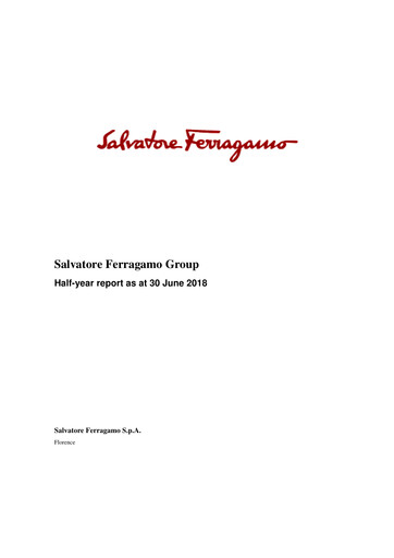 Thumbnail Salvatore Ferragamo Half-year Report 2018-h1