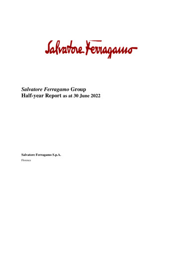 Thumbnail Salvatore Ferragamo Half-year Report 2022-h1