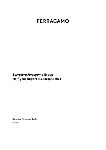 Thumbnail Salvatore Ferragamo Half-year Report 2024-h1