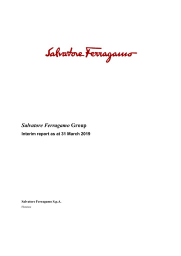 Thumbnail Salvatore Ferragamo Quarterly Report 2019-q1