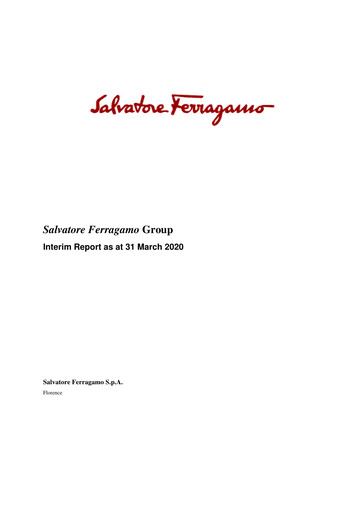 Thumbnail Salvatore Ferragamo Quarterly Report 2020-q1