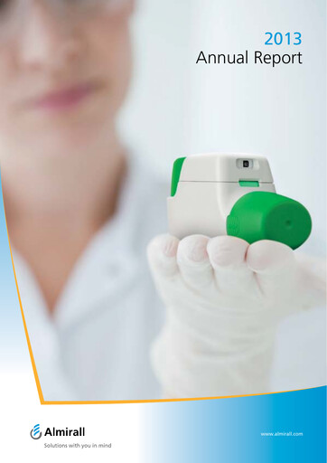 Thumbnail Almirall Annual Report 2013