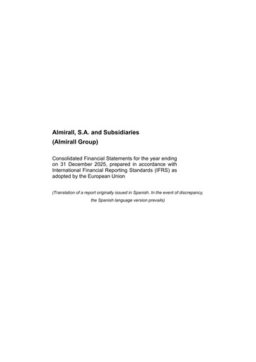 Vorschaubild Almirall Finanzmitteilung 2025