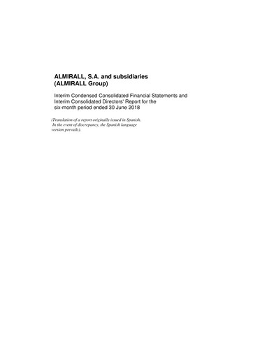 Thumbnail Almirall Half-year Report 2018-h1
