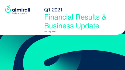 Thumbnail Almirall Quarterly Report 2021-q1