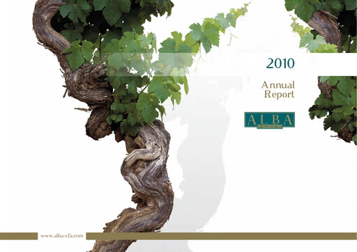 Thumbnail Corporación Financiera Alba Annual Report 2010