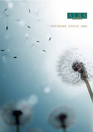 Thumbnail Corporación Financiera Alba Annual Report 2006
