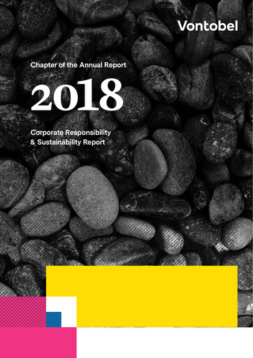 Thumbnail Vontobel Sustainability Report 2018
