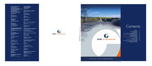 Thumbnail CIE Automotive
 Annual Report 2004