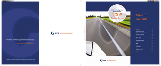Thumbnail CIE Automotive
 Annual Report 2009