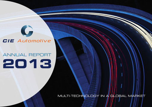 Thumbnail CIE Automotive
 Annual Report 2013