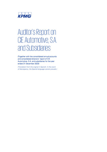 Thumbnail CIE Automotive
 Financial Statement 2023