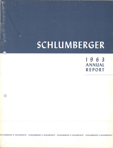 Thumbnail SLB (Schlumberger) Annual Report 1963
