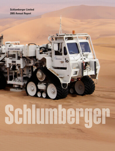 Thumbnail SLB (Schlumberger) Annual Report 2005