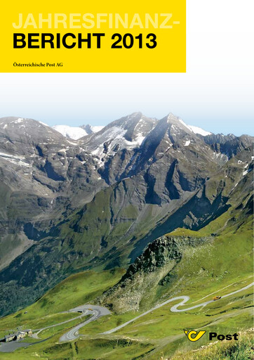 Miniature Österreichische Post
 Rapport financier 2013