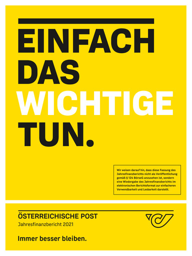 Thumbnail Österreichische Post
 Financial Statement 2021
