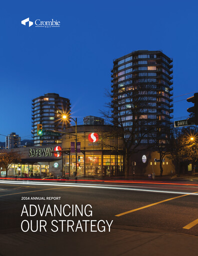 Vorschaubild Crombie Real Estate Investment Trust Jahresbericht 2014