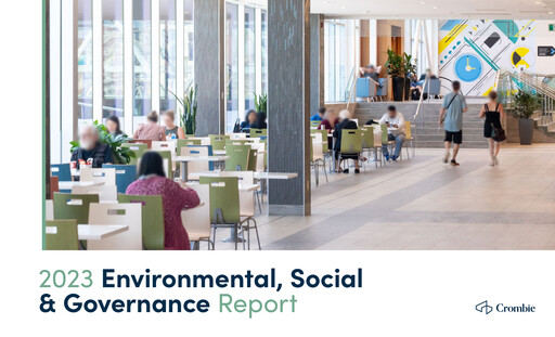 Thumbnail Crombie Real Estate Investment Trust ESG Report 2023