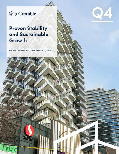 Thumbnail Crombie Real Estate Investment Trust Financial Report 2021