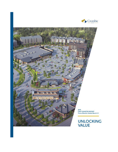 Thumbnail Crombie Real Estate Investment Trust Quarterly Report 2019-q1