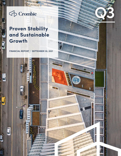 Thumbnail Crombie Real Estate Investment Trust Quarterly Report 2021-q3