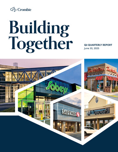 Vorschaubild Crombie Real Estate Investment Trust Quartalsbericht 2025-q2
