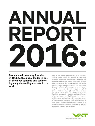 Thumbnail VAT Group Annual Report 2016