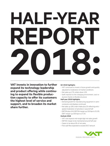 Thumbnail VAT Group Half-year Report 2018-h1
