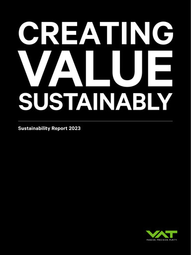 Thumbnail VAT Group Sustainability Report 2023