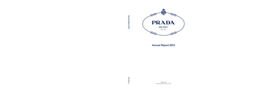Thumbnail Prada Annual Report 2013