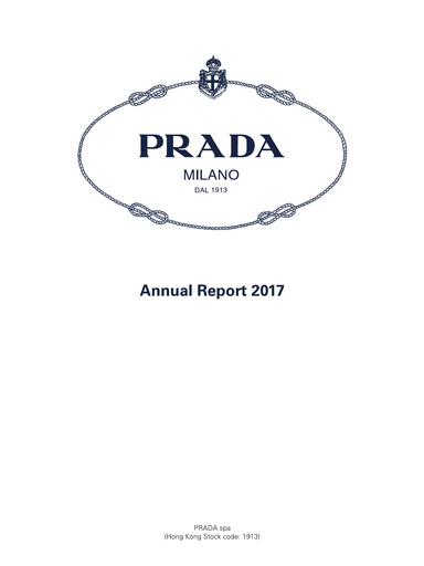 Thumbnail Prada Annual Report 2017