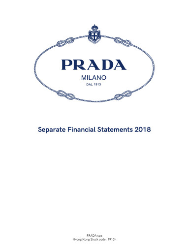 Thumbnail Prada Financial Statement 2018