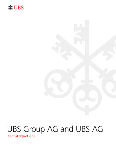 Thumbnail UBS Annual Report 2015
