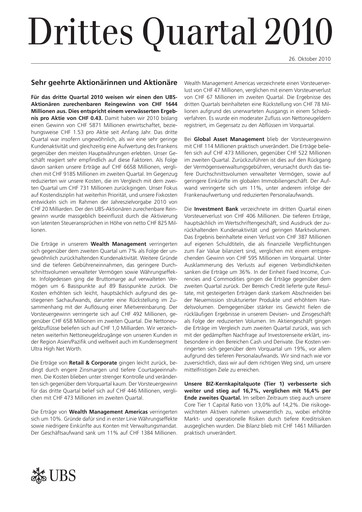 Thumbnail UBS Quarterly Report 2010-q3