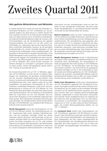 Thumbnail UBS Quarterly Report 2011-q2