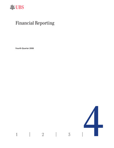 Thumbnail UBS Quarterly Report 2008-q4