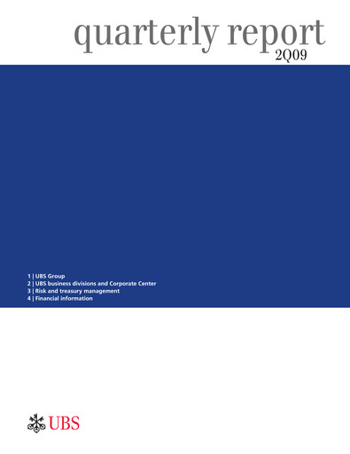 Thumbnail UBS Quarterly Report 2009-q2