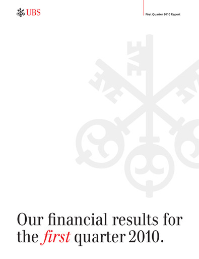Thumbnail UBS Quarterly Report 2010-q1