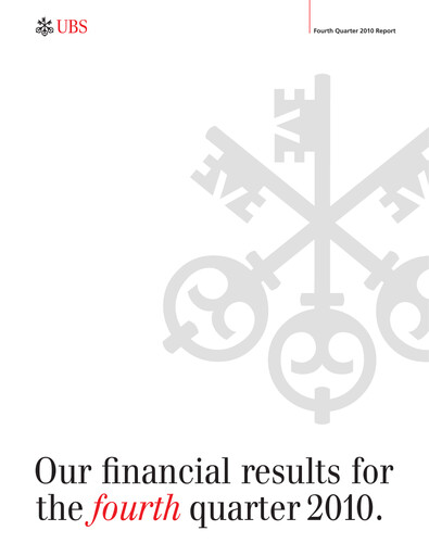 Thumbnail UBS Quarterly Report 2010-q4